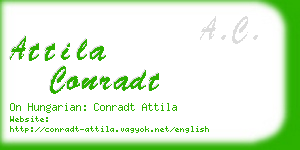 attila conradt business card